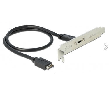 Delock Slotblech 1x USB 3.1 Gen2 C - Digital/Daten - 0,5 m