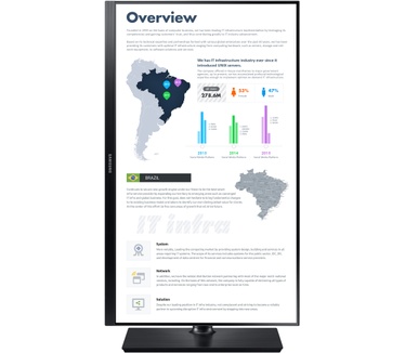 Samsung LF27T850QWUXEN Zwart