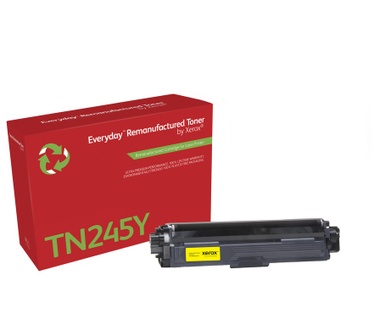 Xerox Gele toner cartridge. Gelijk aan Brother TN245Y. Compatibel met Brother DCP-9020, HL-3140, HL-3150, HL-3170, MFC-9130, MFC-9140, MFC-9330, MFC-9340