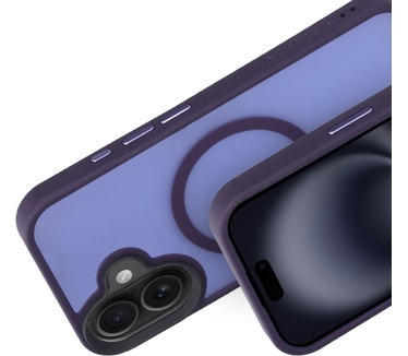 Mobiparts Hardcover Apple iPhone 16 Satin Purple (Magsafe Compatible)