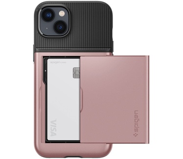 Spigen iPhone 6.7In Slim Armor Rose Gold Roze