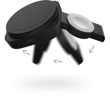 Otterbox Zens Travel Wireless Charger Pro 2, Zwart