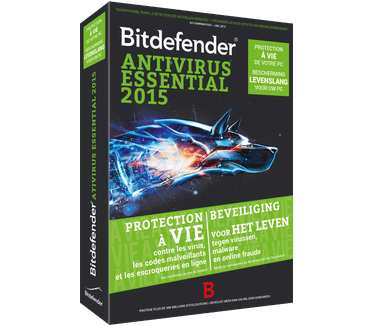 BitDefender Antivirus Essential 2015 (1 User / Levenslang)