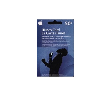 Apple iTunes Gift Card €50,- (België)
