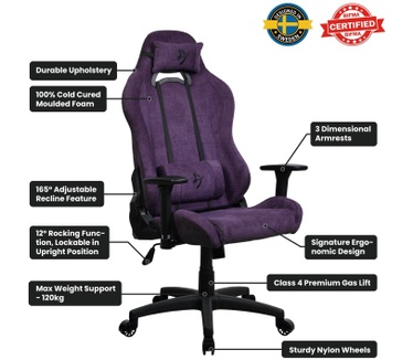 Arozzi Torretta SoftFabric -Purple