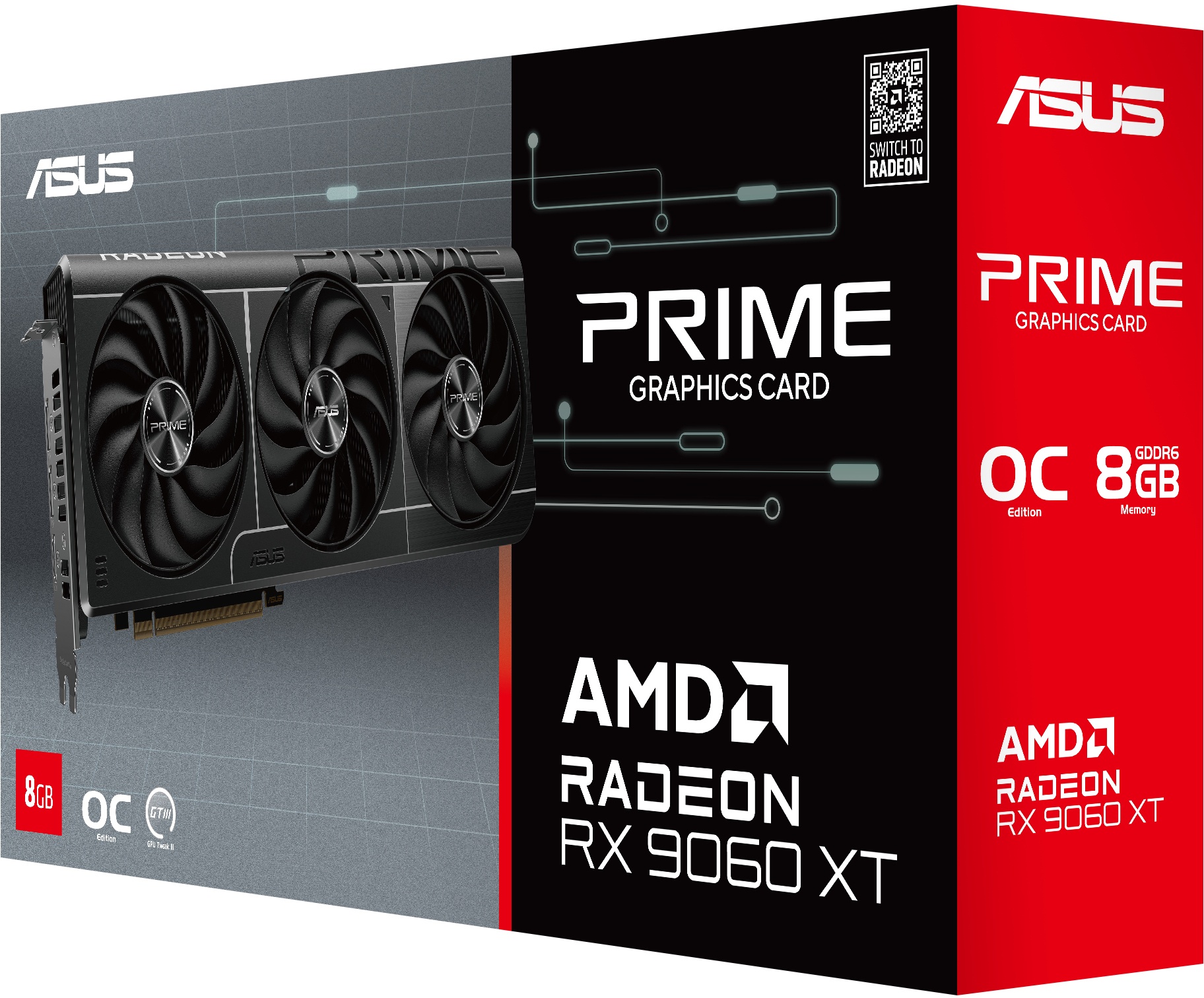 ASUS Dual Radeon RX 9060 XT 8GB OC