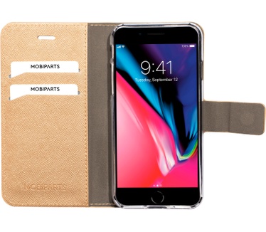 Mobiparts Saffiano Wallet Case Apple iPhone 7/8 Copper