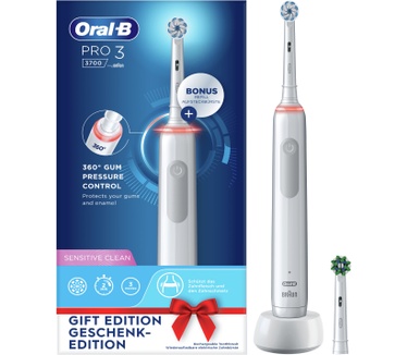 Oral-B Oral-B Pro 3 - 3700 - Witte Elektrische Tandenborstel Ontworpen Door Braun