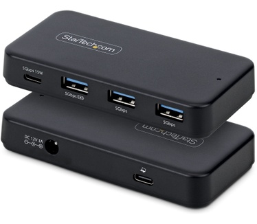 Startech.com 4-Port USB-C en USB-A Hub, 5Gbps, Self Powered, 2-in-1 USB-C en USB-A Host Kabel, 1x USB-C en 3x USB-A (1x BC 1.2), Inclusief 36W Power Adapter