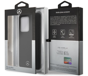 Mercedes-Benz Silicone Case voor Samsung Galaxy S20 Ultra - Zwart  Zwart