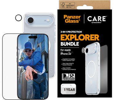 PanzerGlass PanzerGlass® | CARE by PanzerGlass® 3-in-1 Flagship Explorer Bundle iPhone Air