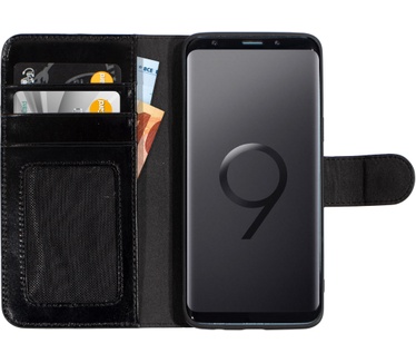 Mobiparts Excellent Wallet Case 2.0 Samsung Galaxy S9 Jade Black