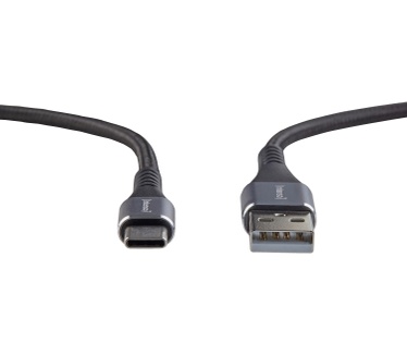Intenso CHARGING / DATA CABLE / MODEL A60C / 1 METER LENGTE / KLEUR ZWART