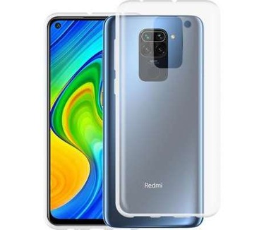 qMust Xiaomi Redmi Note 9 Flexibel Hoesje Transparant