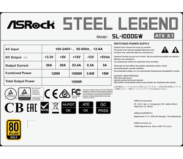ASRock Steel Legend SL-1000GW