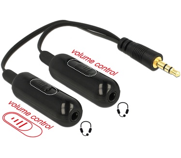 Delock 0.19m, 3.5mm/2x3.5mm