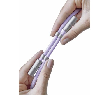 Intenso Handykette als Lade- + Datenkabel USB-C bis 1,65m lila