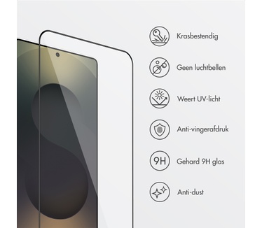 Accezz glas screenprotector met anti-dust applicator