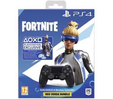 Sony PlayStation Dualshock 4 Controller (V2) + Fortnite Neo Versa Bundel Zwart