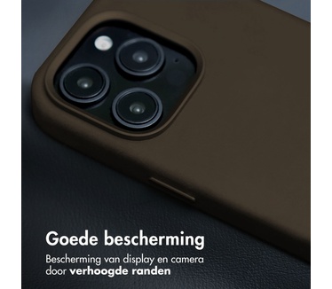 Accezz Vintage Leather MagSafe Backcover Apple iPhone 16 Pro - Rustic Brown