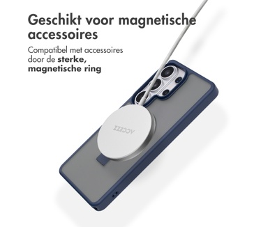 Accezz Ring Stand Backcover met MagSafe Samsung Galaxy S26 Ultra - Blauw