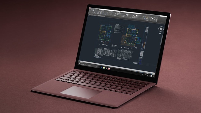Microsoft Surface Laptop i7-7660U (16GB, 512GB SSD) (Zakelijke versie) Bordeauxrood