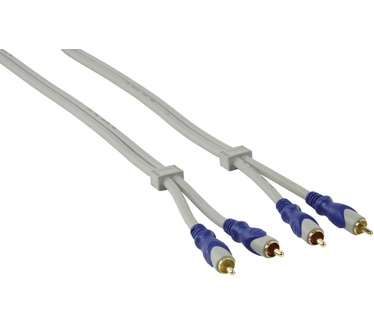 HQ Products 2x RCA/2x RCA, 0.75m