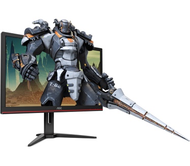AOC G2868PQU Rood, Zwart
