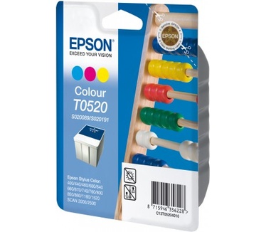 Epson inktpatroon kleur T0520
