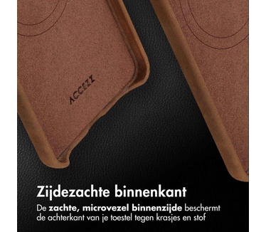 Accezz Vintage Leather Magsafe Backcover