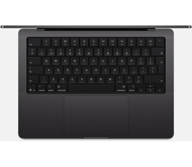 Apple MacBook Pro 2025 14" M5 10-core CPU, 10-core GPU, 24GB ram, 1TB ssd, Qwerty NL, Zwart - productfoto