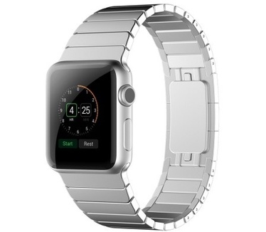 qMust Chain Metalen Watchband voor Apple Watch (42mm) - 1 schakel - zilver