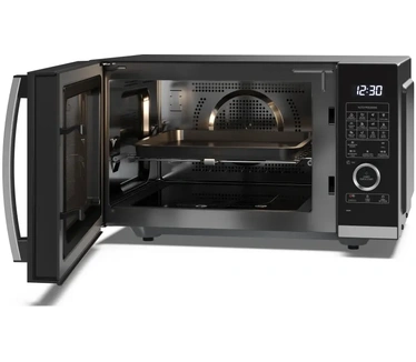 Sharp Mikrobang? krosnel? Microwave Oven with Grilis and Convection YC-QC254AE-B Free standing, 25 L, 900 W, Convection, Grilis, Juodas