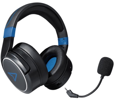 Lexip Metaltech Headset – Draadloos, 2,4 Ghz USB-C Dongle, 32 Uur Batterijduur – Kobaltblauw