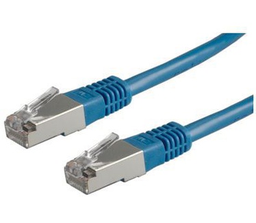 Roline S/FTP (PiMF) Patchkabel Cat.6, blauw, 7m