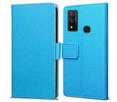 qMust Huawei P Smart 2020 Wallet Hoesje Blauw