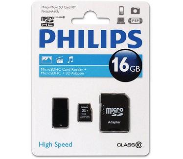 Philips Philips fm16mr45b/10 Micro Tarjeta SD 16 GB
