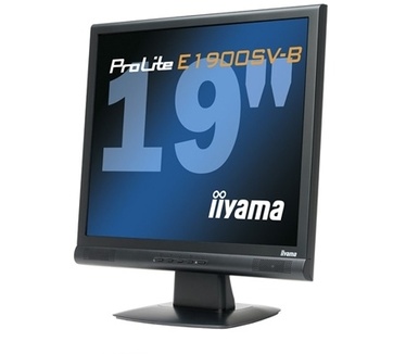 iiyama ProLite E1900SV-B (19", 8ms, D-Sub/DVI-D, Zwart)