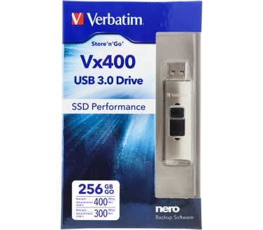 Verbatim Vx400 256GB Zilver