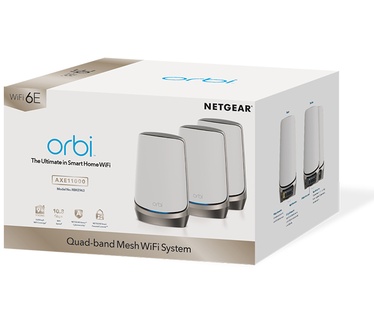 Netgear Orbi Quad-band RBKE963 AXE11000 WiFi 6E Mesh System