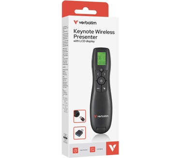 Verbatim Draadloze Keynote Presenter met LCD-scherm