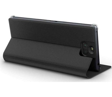 Sony Xperia PU Leather Book Stand Case - Xperia 10 Plus - Zwart  Zwart