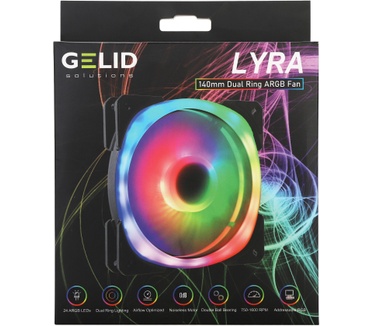 Gelid Solutions Lyra - 140MM ARGB Fan, 140mm
