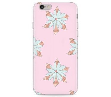 Just in Case iPhone 6/6S hoesje Mandala Bloemen Zalm Roze