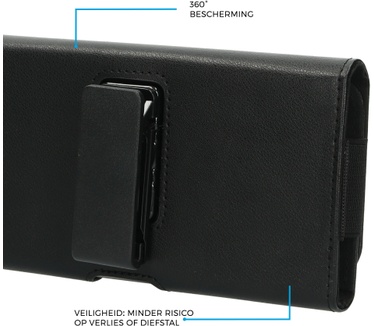Mobiparts Classic Belt Case Size L Black