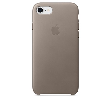 Apple Leren hoesje voor iPhone 8/7 Taupe