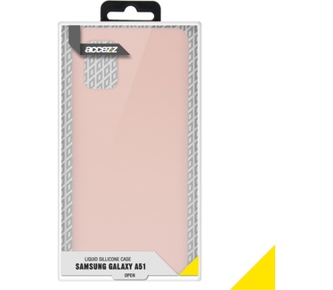 Accezz Liquid Silicone Backcover Samsung Galaxy A51 - Roze