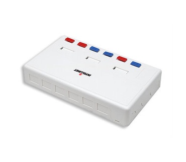 Intellinet Cat 5e Aansluitdoos (6 X UTP) Opbouw