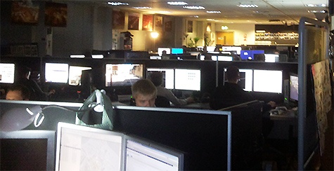 De studio waar wordt gewerkt aan Split/Second De studio waar wordt gewerkt aan Split/Second