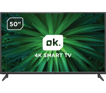 OK 50" SMART UHD tv Zwart